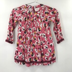 Hanna Andersson Long Sleeve Floral Shirt Size 4
